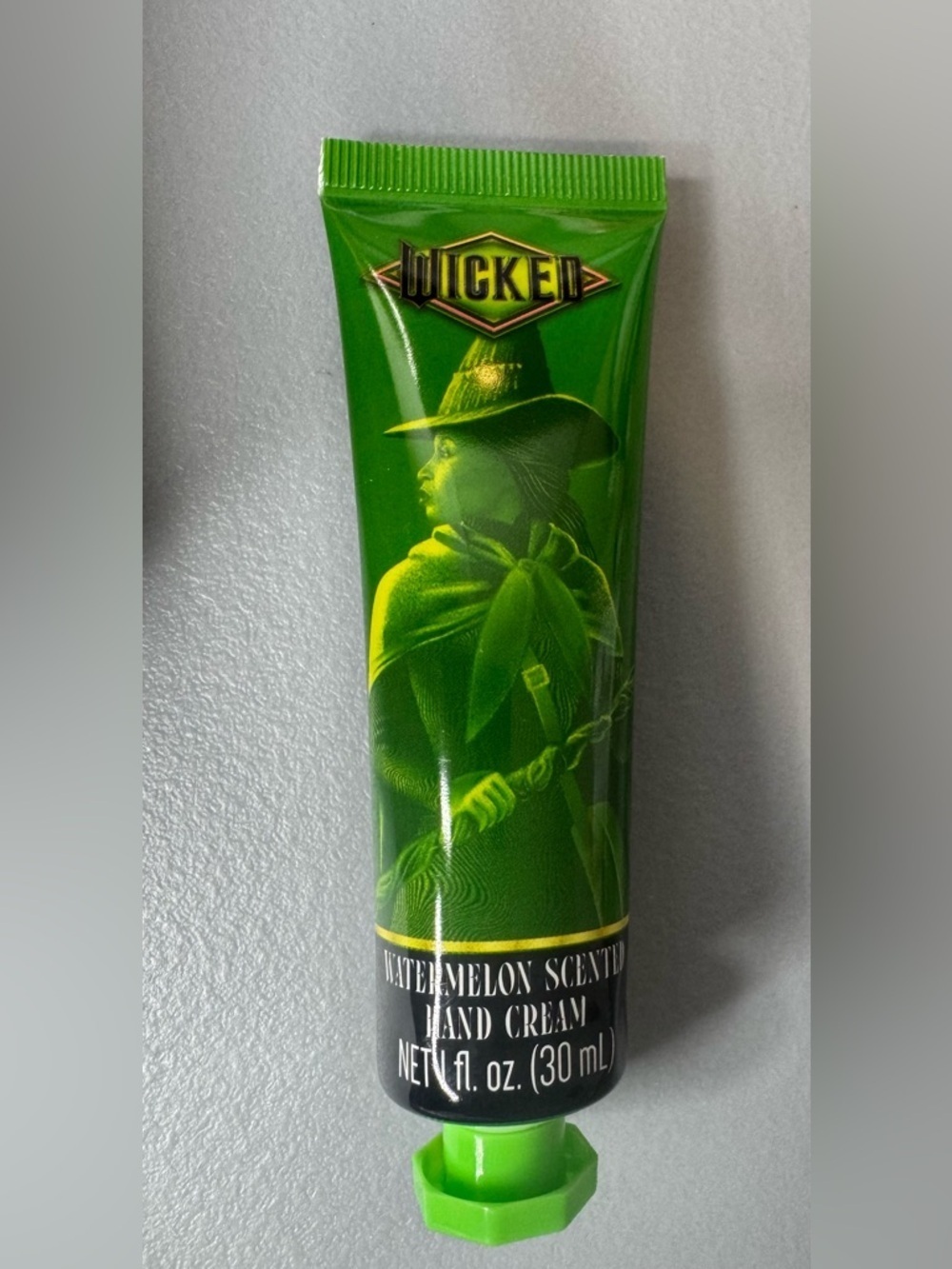 Wicked movie Elphaba Watermelon Scented Hand Cream Green Tube 1oz travel witch